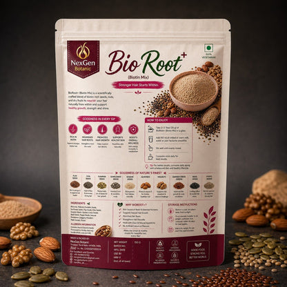 Bio Root+ (Biotin Mix) – Strong & Healthy Hair Nutrition Blend - NexGen Botanic
