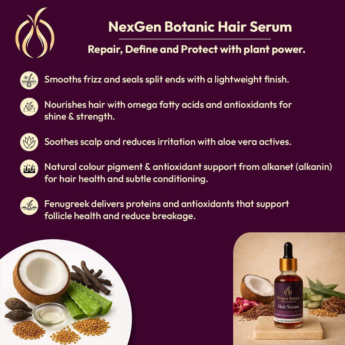 NexGen Botanic Hair Serum 30 ML - NexGen Botanic