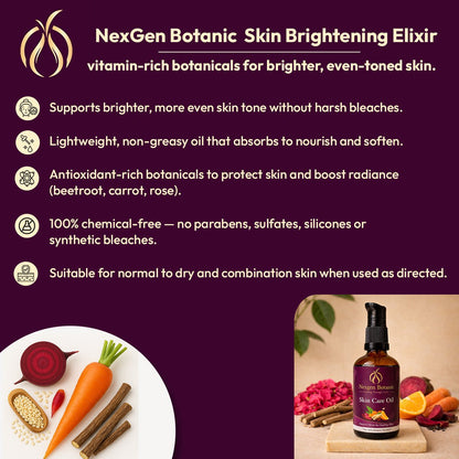 NexGen Botanic Skin Brightening Elixir 100 ML - NexGen Botanic